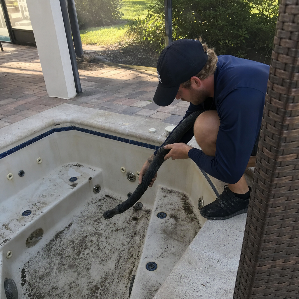 Hot Tub / Spa Drain & Clean in Forts Myers